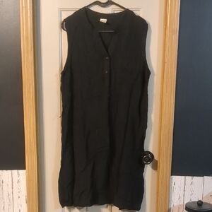 Faded Glory Black Midi Dress